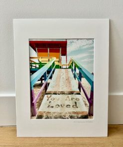 You Are Loved Rainbow Tower 5" x 7" Print