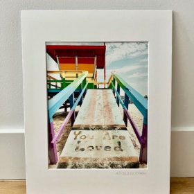 You Are Loved Rainbow Tower 5" x 7" Print