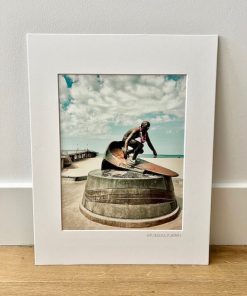 Hermosa Beach Tim Kelly Statue 5" x 7" Print