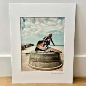 Hermosa Beach Tim Kelly Statue 5" x 7" Print